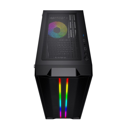 Корпус ATX Б_БП Powercase Mistral Evo (USB3.0, Audio, WN, ARGB, черный)[CMIEB-F4S]