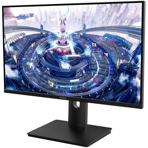 Монитор 27" AIWA MQ272A  IPS, 2560x1440, 100Hz, 4ms, 300сd/m, 1500:1, HDR | HDMI(2.0), DP(1.2), Type-C(PD-15W) | ExPSU, Speakers, Vesa 100, Black