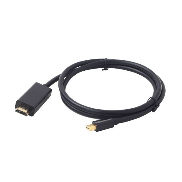 Кабель miniDP(m) - HDMI(m)  1.8м Cablexpert, позол. контакт, черный, пакет (CC-mDP-HDMI-6)