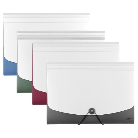 Папка на резинке А4 Deli 7 отделений (E38151)