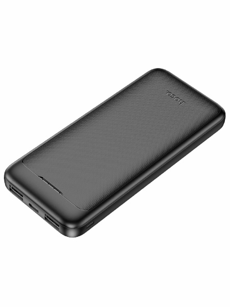 Аккумулятор внешний 10000_mAh HOCO J111 2USB/Micro/Type-C (черный)