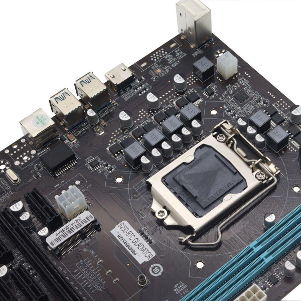 Материнская плата Esonic Bad Pack B250-BTC-Gladiator LGA 1151 ATX 2хDDR4 PCI-Ex16 11xPCI-Ex1 HDMI VGA RTL {20} bp