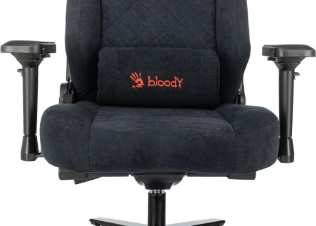 Кресло игровое A4Tech Bloody GC-660 черный Formula 999 искусственная замша с подголов. крестов. металл