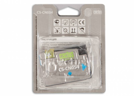 Картридж_струйный Cactus CS-CN054 №933XL для HP DJ 6600 Cyan