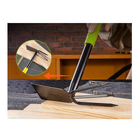 Мотыжка садовая 30см, Deli DL580814, двухсторонняя, противоскользящая рукоять