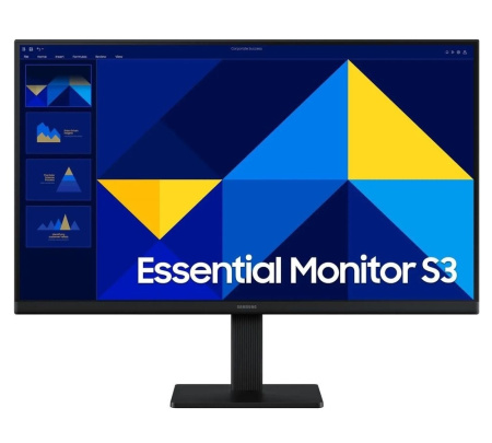 Монитор 23.8"/Samsung/S24D300GAI/Черный/1920x1080/IPS/100Hz/VGA/HDMI