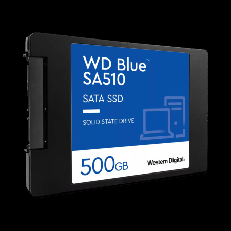 SSD-накопитель 500Гб WD Blue SA510 [WDS500G3B0A](3D TLC, 560/510Мб/c)