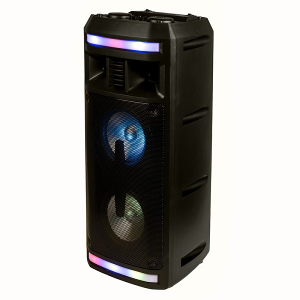 Портативная колонка Dialog AO-12 30вт. Bluetooth, FM, USB, SD, LED, караоке с микрофоном