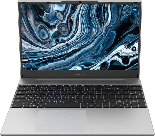 Ноутбук Digma Pro Breve Ryzen 5 7430U 16Gb SSD512Gb AMD Radeon Graphics 15.6" IPS FHD (1920x1080) Windows 11 Pro silver WiFi BT Cam 4500mAh (DN15R5-ADXW09)