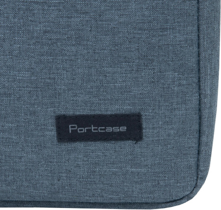 Сумка для ноутбука 15.6" Portcase KCB-162 серый нейлон/полиэстер (KCB-162 GREY)