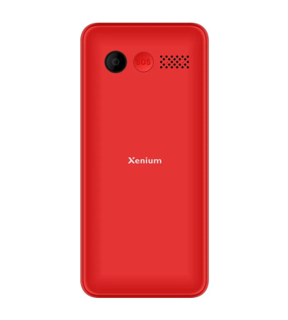Сотовый Xenium X700 Red 2sim/2.31"/320*240/32Mb/microSD/0.3Мп/Bt/1700мАч/моноблок