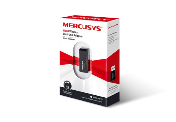 Адаптер WI-FI USB Mercusys MW300UM 300_Mbps 802.11n