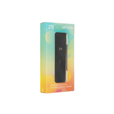 Модем ZTE MF833N 4G/3G черный