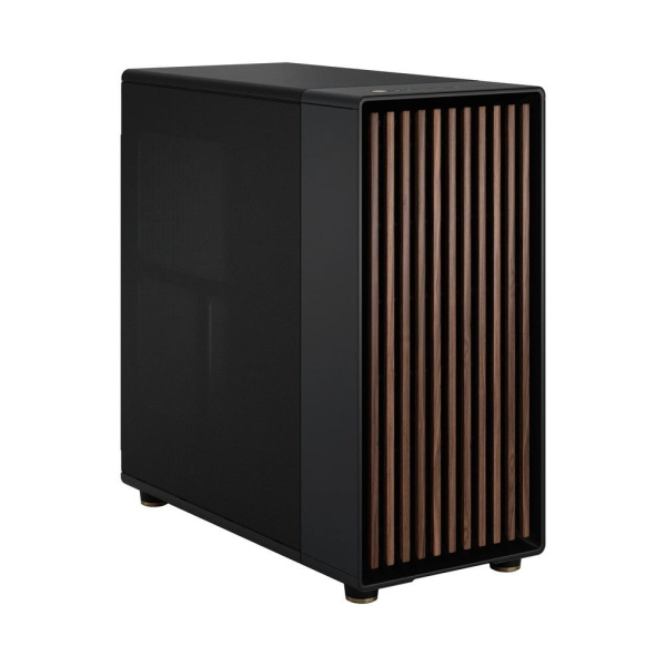 Корпус без блока питания/ Case Fractal Design North XL, Full-Tower, 3x140mm, 2xUSB-A 3.0 + 1xUSB 3.2 Type-C E-ATX, ATX, mATX, mITX Wood panel Charcoal Black