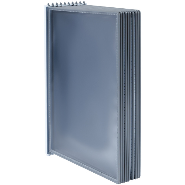 Демосистема OfficeSpace настенная, 10 панелей, серая (359487)