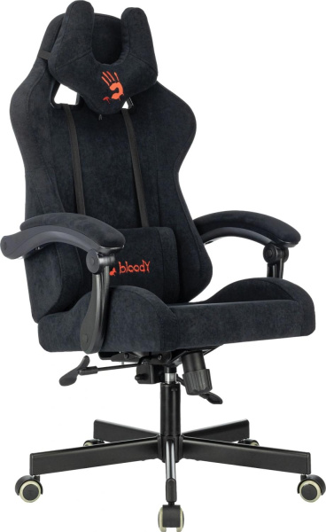Кресло игровое A4Tech Bloody GC-560 черный Formula 999 искусственная замша с подголов. крестов. металл