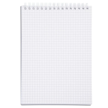 Блокнот Hatber А5 80л. "CANVAS" пласт. обложка, серый, гребень, 80Б5В1гр_05314