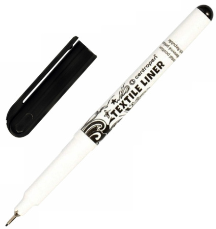 Маркер для ткани CENTROPEN "Textile Liner 2639" черный, 0,6 - 0,8мм