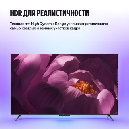 65" Телевизор LED Яндекс ТВ Станция Бейсик (YNDX-00077)