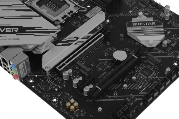 Материнская плата Biostar B760A-Silver  Soc-1700 Intel B760 4xDDR5 ATX AC`97 8ch(7.1) 2.5Gg RAID+VGA+HDMI+DP