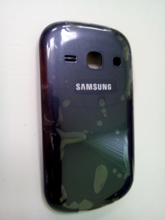 Задняя крышка Samsung S6810 синий