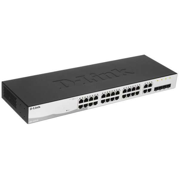 Коммутатор D-Link DGS-1210-28/F3A L2 коммутатор, 24х1000Base-T, 4хCombo 1000Base-T/SFP управляемый