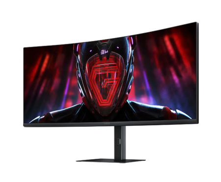 Монитор 34"/Xiaomi Curved Gaming Monitor G34WQi/Черный/VA/3440*1440/180 Гц//HDMI/DP//////FreeSync