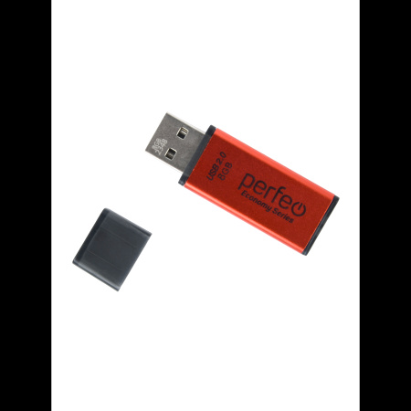 Флеш-накопитель USB2.0 8Gb Perfeo E03 (PF-E03R008ES) красный