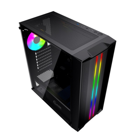 Корпус ATX Б_БП Powercase Mistral Evo (USB3.0, Audio, WN, ARGB, черный)[CMIEB-F4S]