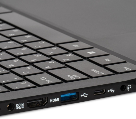 Ноутбук IRU Planio 15ING N-series N100 16Gb SSD512Gb Intel UHD Graphics 15.6" IPS FHD (1920x1080) FreeDOS black WiFi BT Cam 6000mAh (2140844)