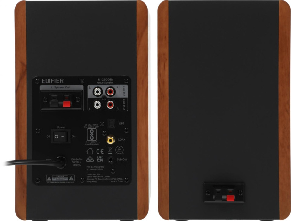 Колонки Edifier R1280DBs 2.0 коричневый 42Вт BT