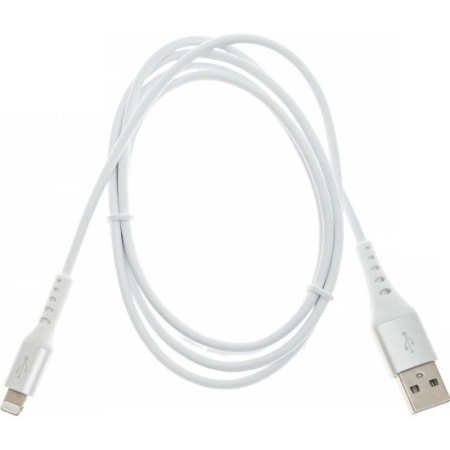 Кабель Lightning (m) - USB(m) Cactus, 1.2м, белый (CS-LG.USB.A-1.2) блистер