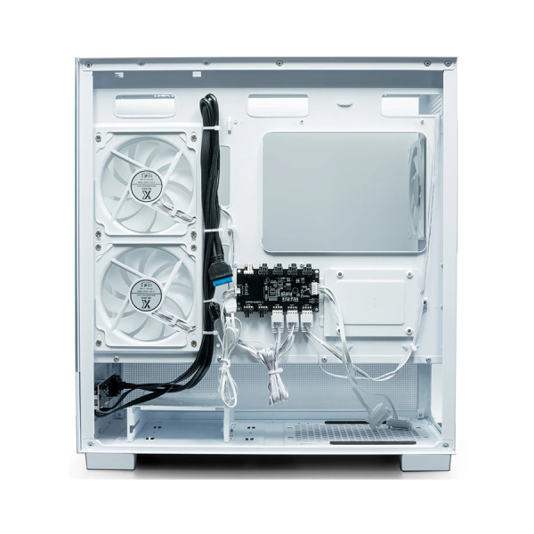 Корпус mATX Б_БП XASTRA Q500M 6ARGB-C10-UC White (USB3.0,Audio,белый,6х120мм ARGB,ARGB+PWM HUB 10port,Type-C,CPU Cooler до 160мм, VGA до 405мм,"аквари