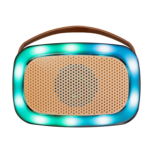 Портативная колонка ExeGate Bro 330 8Вт, Bluetooth, FM, SD/TF/USB, зарядка USB Type-C, Караоке Color Box