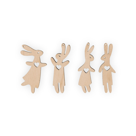 Мини-набор "Mr. Carving" ВД-533 "Зайчата" фанера 0.3 см