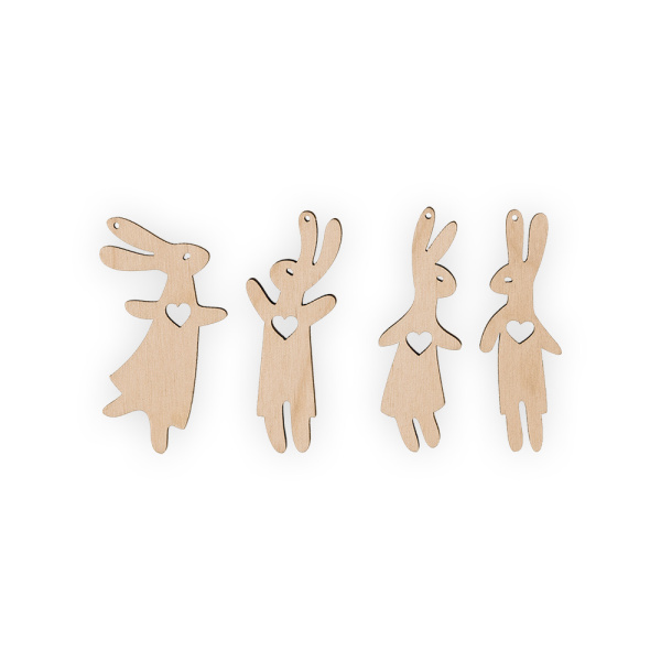 Мини-набор "Mr. Carving" ВД-533 "Зайчата" фанера 0.3 см