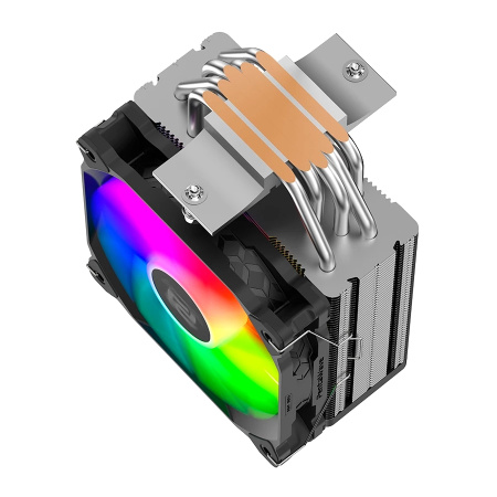 Кулер S115х/1200/1700/AMx PentaWave PC-Z05E SRB ARGB V2  (235W/120mm/600-1850rpm/ARGB/5 тепл.трубок)