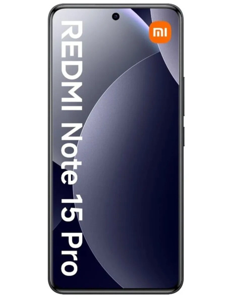 Смартфон Xiaomi Redmi Note 15 Pro 8Гб 256Гб Black 6.77", AMOLED, 2392*1080, 2*2.2+6*2Ггц, 200+8МП, 32Мп, 4G, NFC, 6500 мАч, And 15