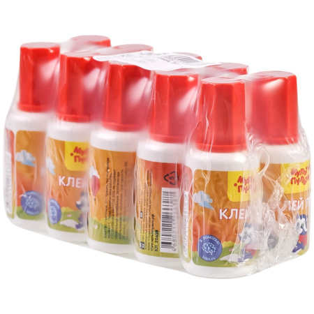 Клей ПВА Мульти-Пульти с кисточкой 20гр. (КЛ_28638)