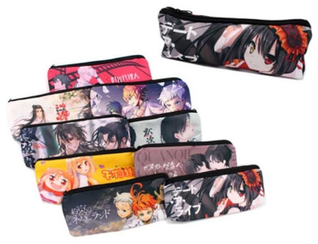 Пенал-косметичка INTELLIGENT "Аниме" GL-5 текстиль,асс.