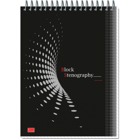 Блокнот А5 60л. Stenography спираль (6с10/14919)
