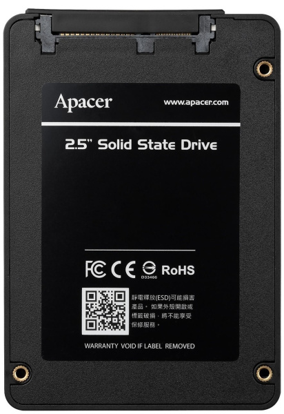 SSD-накопитель 240Гб Apacer AS340 240Gb [AP240GAS340G-1](TLC,550/490 Мб/с)