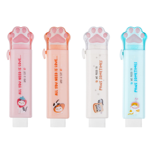 Ластик MESHU "Cat Paw", футляр MS_54912