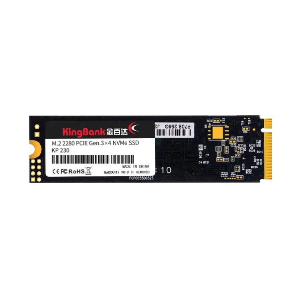 SSD-накопитель M.2 512Гб Kingbank KP230 [K5.02.FPL1512202] (3D NAND,NVMe,3000/1800 Мб/с)