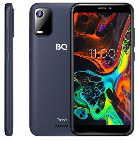 Смартфон BQ BQ-5560L Trend 1Гб 8Гб Dark Blue 5.45", IPS, 1440*720, 4*1.4ГГц, 5Мп, 2МП, 4G, 2500мАч, 