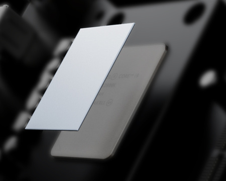 Термопрокладка ID-COOLING FROST PTM-2  (40x40x0.2mm, 8.5 W/m-K, Gray) 2шт