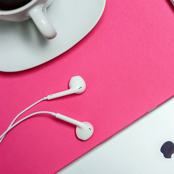 Гарнитура проводная BOROFONE BM30 вставные, кабель 1.2м, белый