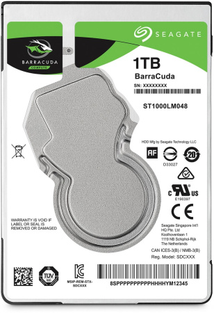 Жесткий диск/ HDD Seagate SATA 1Tb 2.5"" 7mm 5400 128Mb 1 year warranty