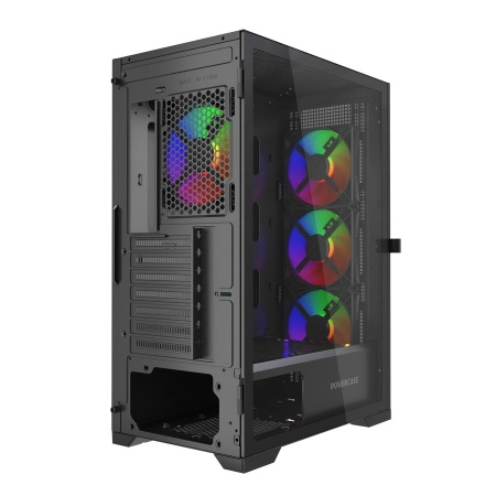 Корпус ATX Б_БП Powercase Mistral B415 (USB3.0,Audio,черный,Mesh,TG,4х120мм ARGB PWM fans,CPU Cooler до 165мм, VGA до 285мм)[CMAB415-A4]