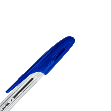 Ручка шариковая СТАММ "Орбита 100" синяя (РШ-30030)